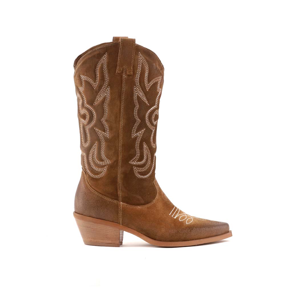 Club Style Texano Camoscio Marrone